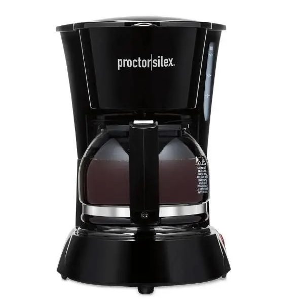 Cafetera negra Proctor Silex